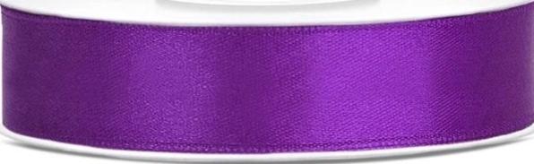Produktbild Partydeco Satin Ribbon, purple, 12mm/25m (1 pc. / 25 lm) (1 Stück)