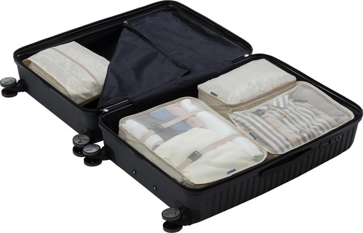 Actual product image Koor Kleiderbeutel Set Reesa, 4-teilig, Beige, Gewicht: 240 g