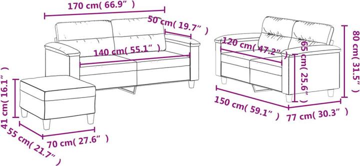 Produktbild vidaXL Giffer (2-Sitzer)