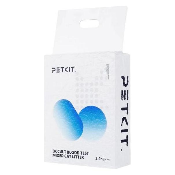 Petkit Occult Bloed Test Gemengde Kattenbakvulling (4 X 2, 4 Kg Zakken) (Bindmiddel, 9.60 kg), Kattenbakvulling