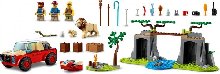 Actual product image LEGO City End-Of-Live Set Tierrettungs-Gelaendewagen - 60301 NEU! Teile 157x (60301, LEGO City)