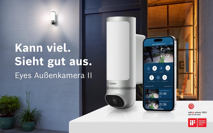 Immagine prodotto Bosch Smart Home Telecamera per esterni Eyes II