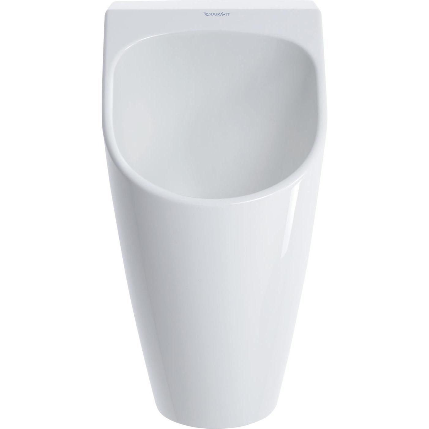 Duravit, WC Deckel, Urinal ME by Starck DRY wasserlos, mit Fliege HygieneGlaze weiss