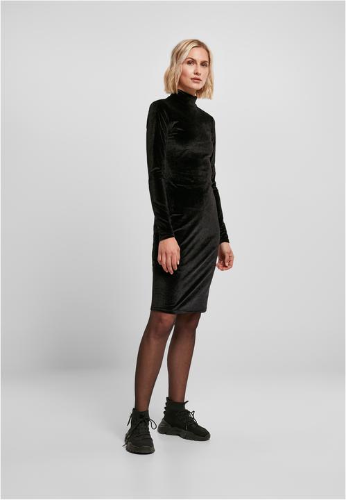 Immagine prodotto Urban Classics Abito da donna con collo a tartaruga in velluto (S)