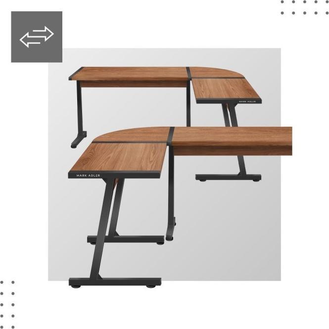 Actual product image Mark Adler Office Desk (147 x 112 x 74 cm)