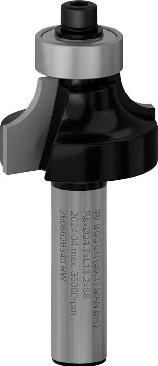 Produktbild Bosch Professional Zubehör Abrundfräser, 8 mm, R1 6 mm, L 13,2 mm, G 53 mm