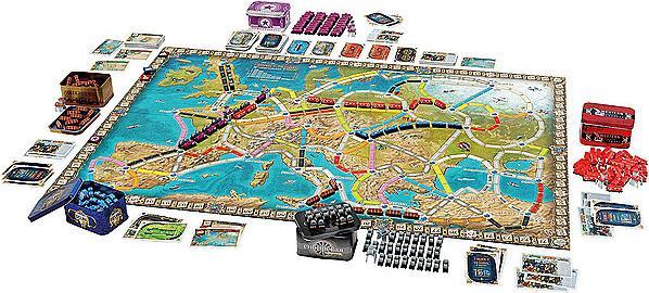 Immagine prodotto Days of Wonder DOWD0022 - Europa (edizione 15 anni) - Ticket to Ride, da 8 anni (edizione DE) (Tedesco)
