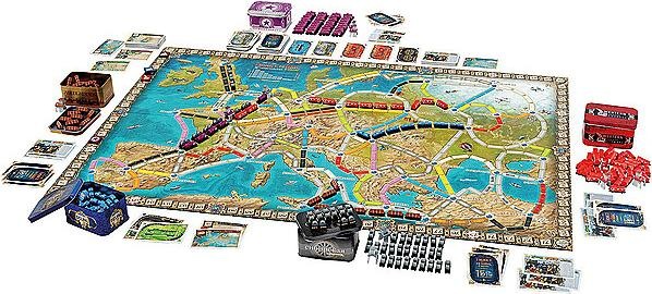 Actual product image Days of Wonder DOWD0022 - Europe (15 years edition) - Ticket to Ride, from 8 years (DE edition) (German)