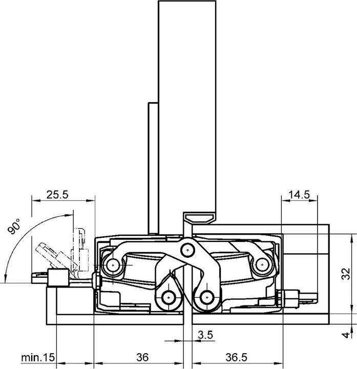 Produktbild Simonswerk Objektbänder TECTUS TE 540 3D Energy