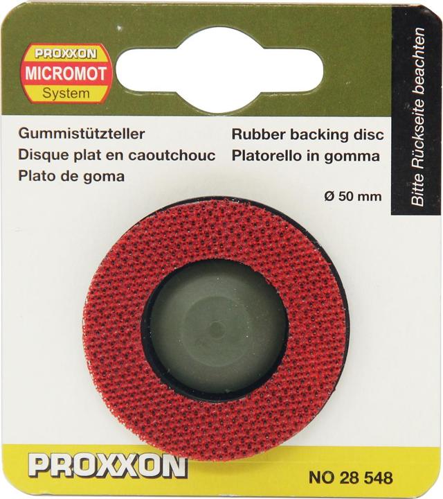 Actual product image Proxxon Rubber backing pad