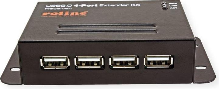 Actual product image Roline USB2.0 Extender via TP (USB-A, 4 Ports)