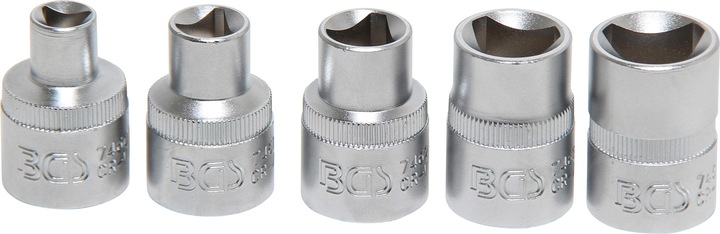 Actual product image BGS 3-pt Socket Set M5 - M12 (8 - 16,5 mm) 5 pcs.