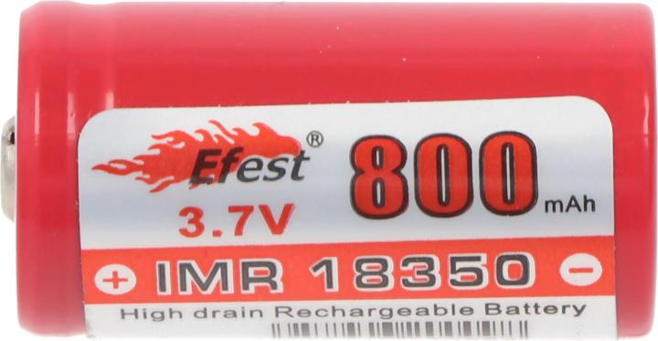 Image du produit Efest Akku IMR 18350 V2 (Pluspol erhöht) (18350, 800 mAh)