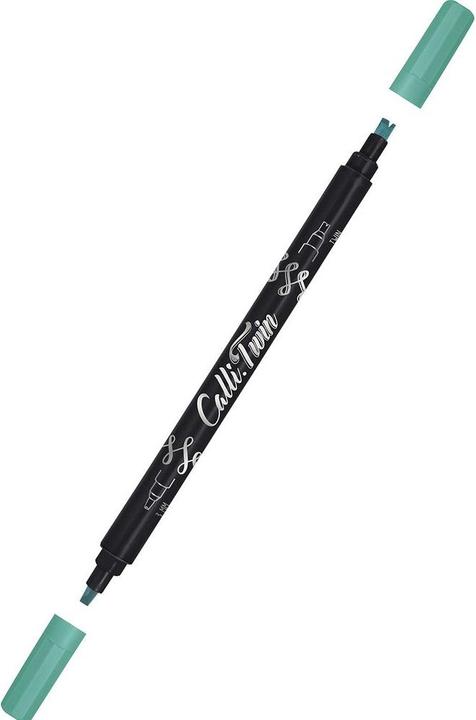 Produktbild Online Callibrush Pen TWIN 3mm 18604/6 Turquoise (Türkis)