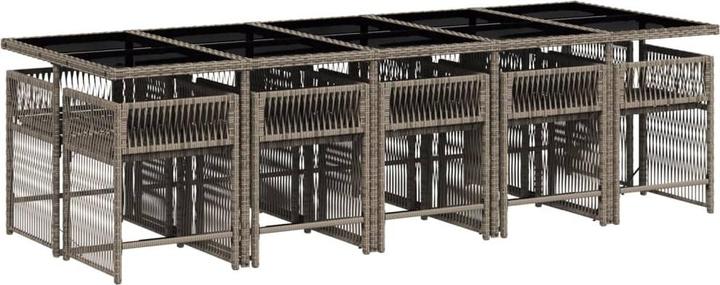 Produktbild vidaXL Garten Essgruppe (275 x 106 x 73 cm)