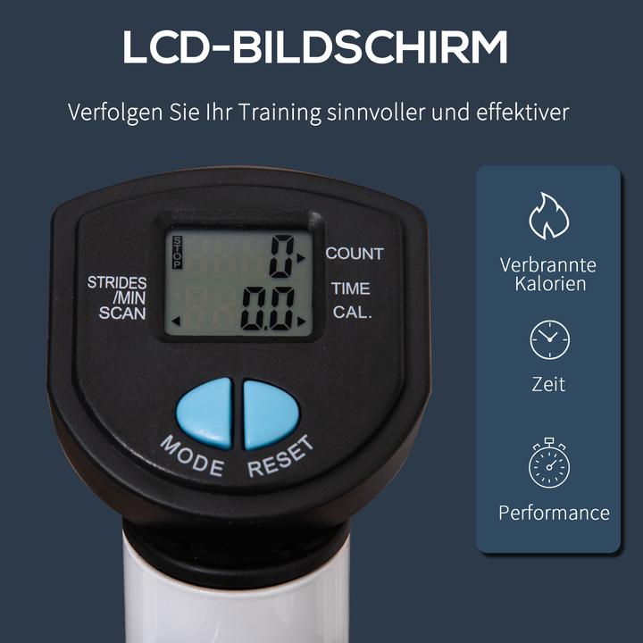 Produktbild Homcom Steppmaschine Stahl, ABS Blau+Schwarz