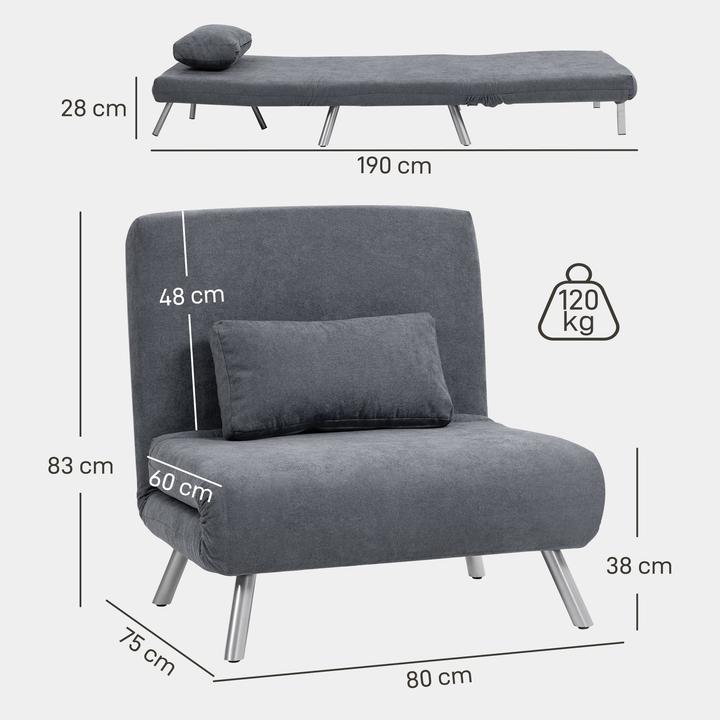 Produktbild Homcom Schlafsessel