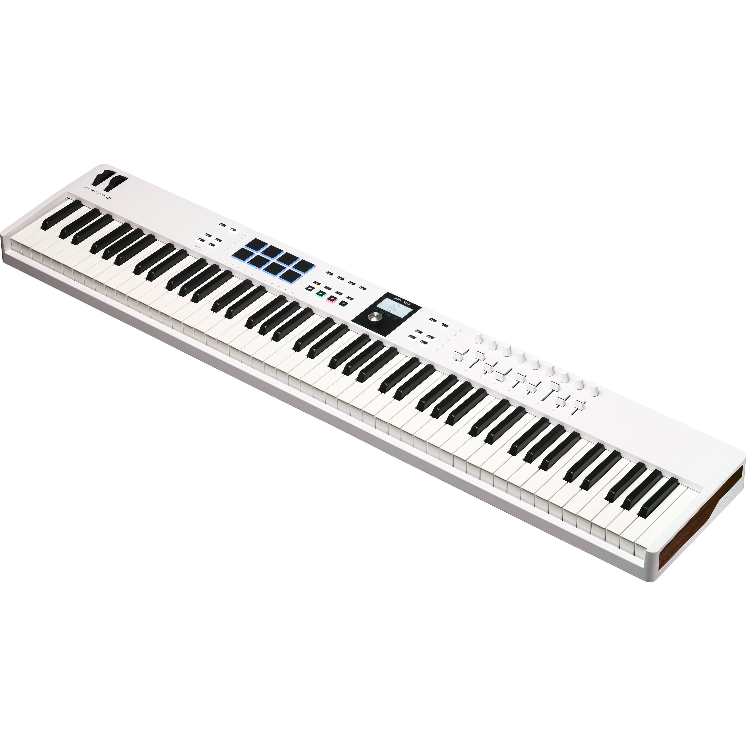 Thumbnail - Arturia KeyLab Essential 88 mk3 White (Keyboard), MIDI Controller, Weiss