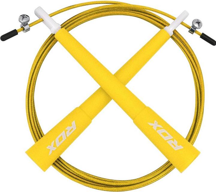 Actual product image Rdx Skipping Rope Iron C8 Yellow (304 cm)