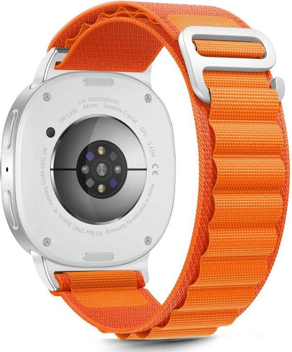 Produktbild Tech-Protect Nylon-Streifenarmband für Samsung Galaxy Watch 40/44/46 mm – Orange (Nylon)