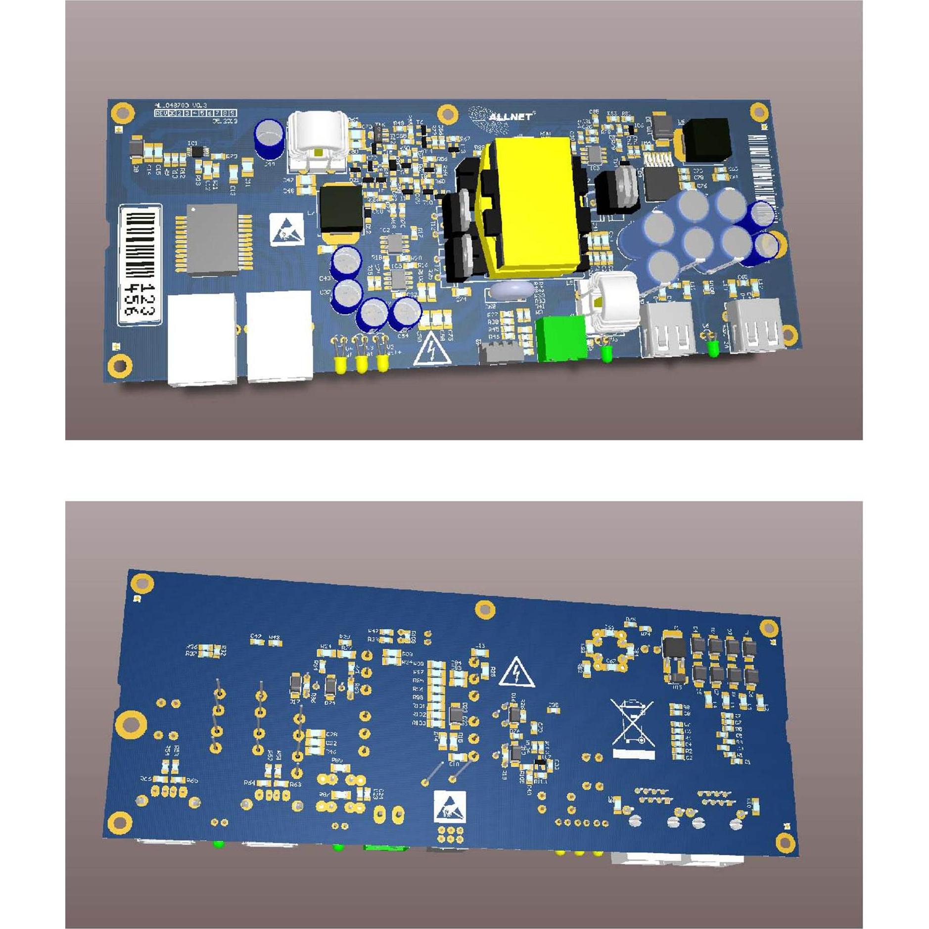 Thumbnail - Allnet PoE Splitter/Extractor LTPoE 90W 10-25V Schaltbar - ALL048700, Access Point
