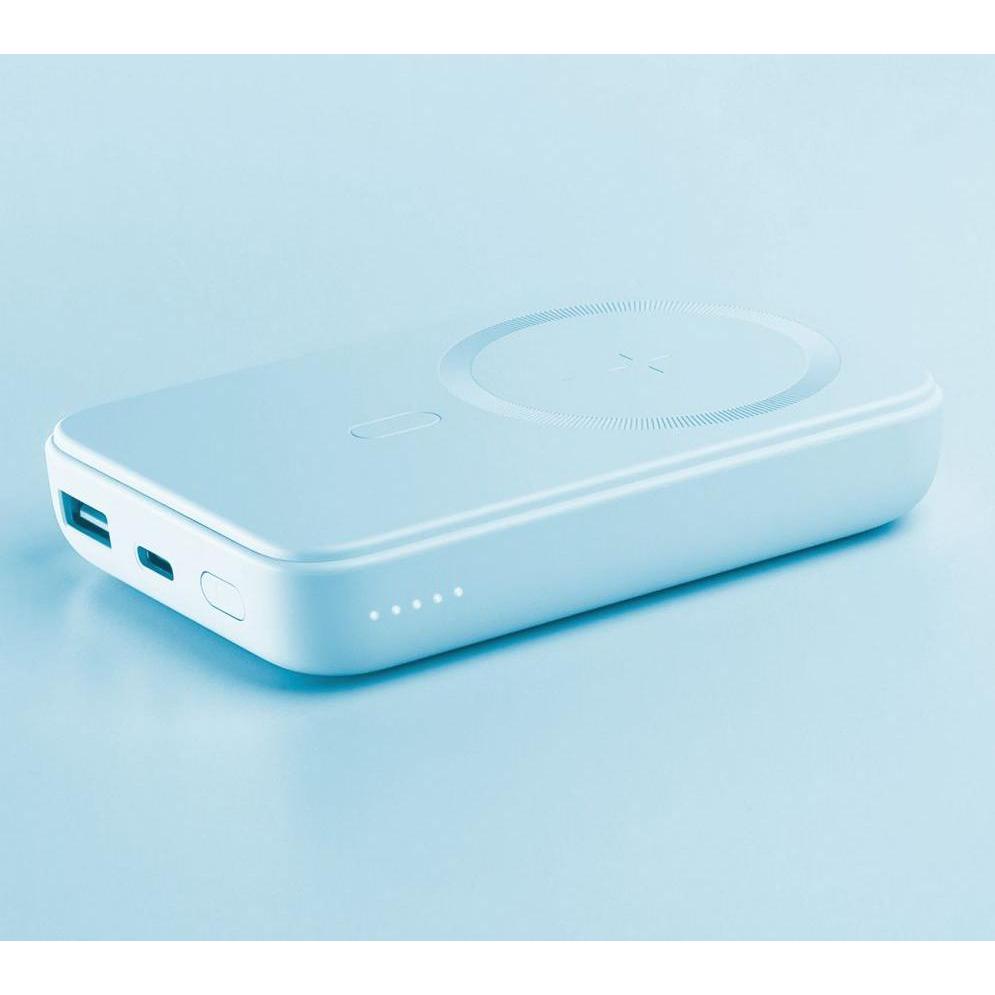 Thumbnail - Joyroom Mini bezdrátová powerbanka 20W 10000mAh JR-W020 (modrá) (10000 mAh, 20 W), Powerbank, Blau