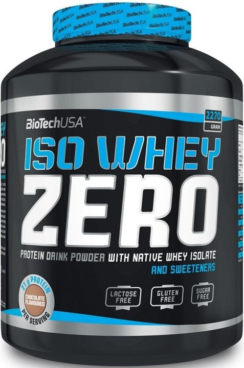 Actual product image Biotech USA Iso Whey Zero (Cookie&Cream, 1 pcs., 2270 g)