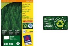 Actual product image Avery Recycling Universal labels