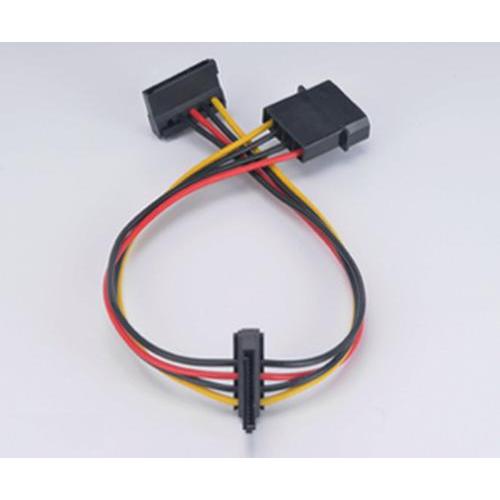 Akasa Adattatore Di Alimentazione Da 4 Pin Molex A 2X Sata - 30Cm (30 Cm, 15 Pin S-Ata), Cavo Interno (Pc)