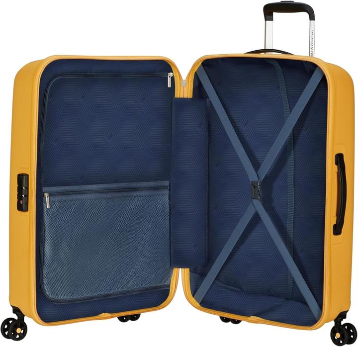 Image du produit American Tourister Spinner M, valise, jaune banane crème (64 l)