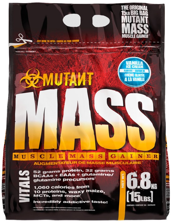 Actual product image Mutant Mass - 6,8kg Strawberry/Banana (Strawberry Banana, 1 pcs., 6800 g)