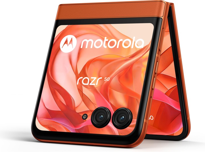 Produktbild Motorola Razr 50 (256 GB, Spritzige Orange, 271.65", SIM + eSIM, 50 Mpx, 5G)