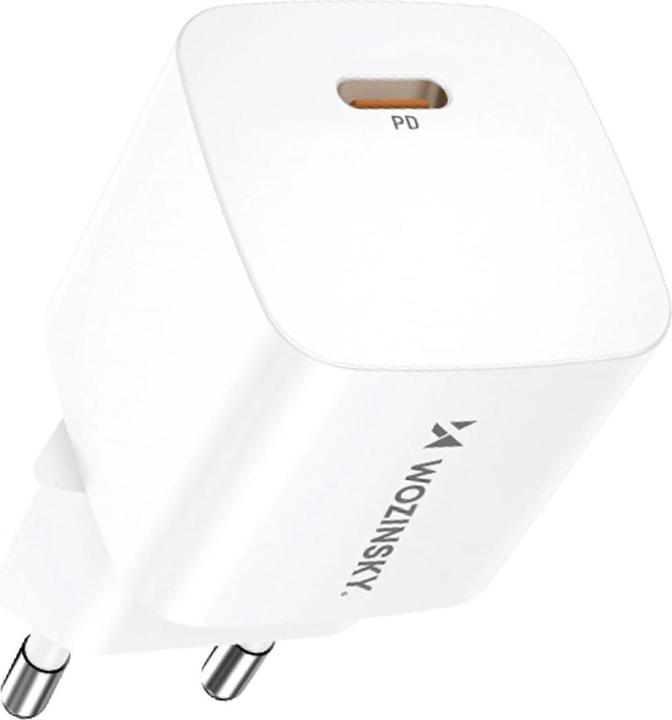 Actual product image Wozinsky CMWCS USB-C PD 20W wall charger - white (20 W)