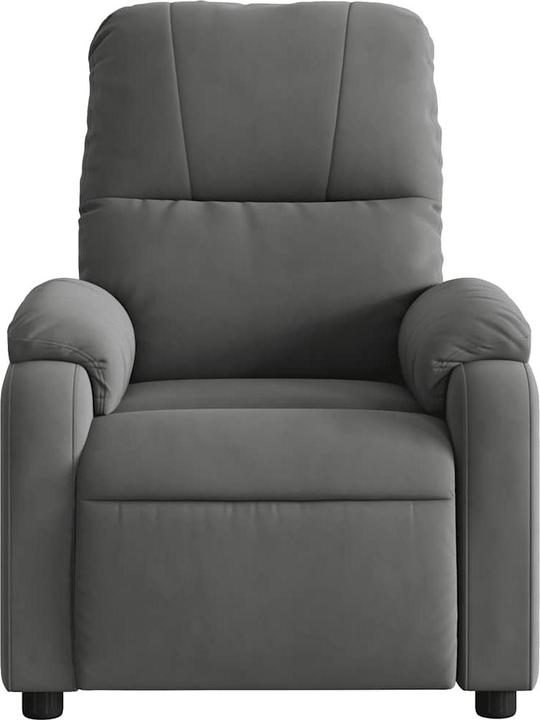 Produktbild VidaXL Massagesessel Dunkelgrau Mikrofasergewebe,Farbe