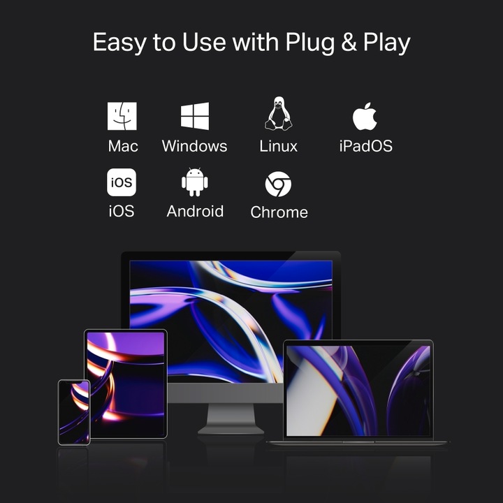 Actual product image TP-Link USB Hub USB Type-C 6-Port Hub UH9120C (USB-C, 9 Ports)