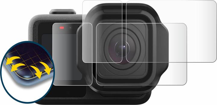 Produktbild BROTECT Fullscreen für GoPro Mission 1 Schutzfolie Displayschutz Folie Klar Transparent