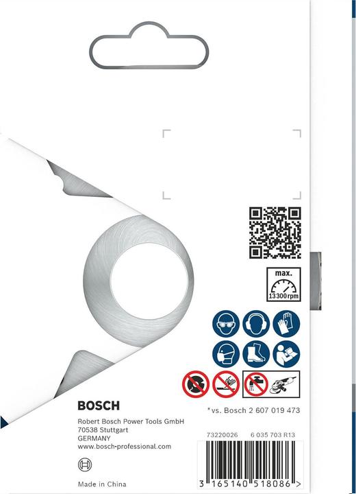 Immagine prodotto Bosch Professional Zubehör PRO Disco da taglio diamantato in ceramica, 115 x 22,23 mm