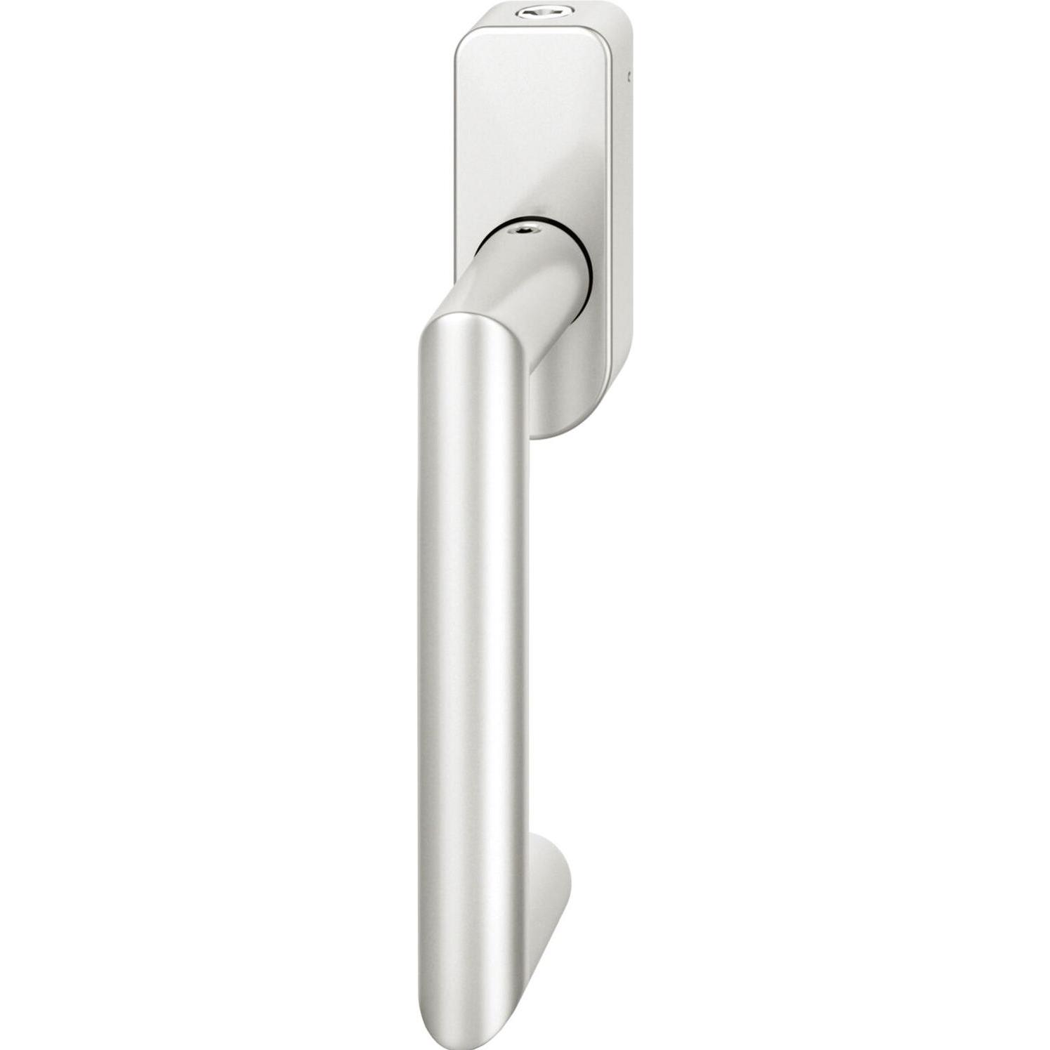 FSB, Türgriff + Fenstergriff, Fenstergriff 34 1016 abschliessbar ovale Rosette, Aluminium silber eloxiert (Türgriff)