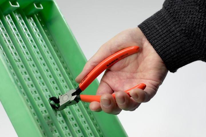 Actual product image Bahco 90° diagonal cutters with PVC-coated handles, phosphatised, 143 mm (143 mm)