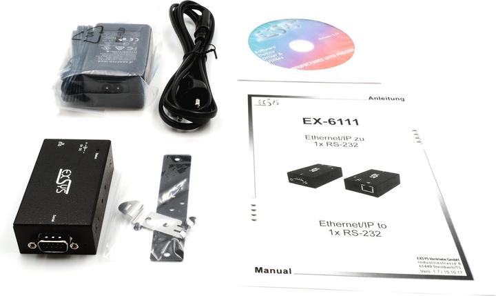 Produktbild Exsys Serial Device Server 1x RS232 PoE