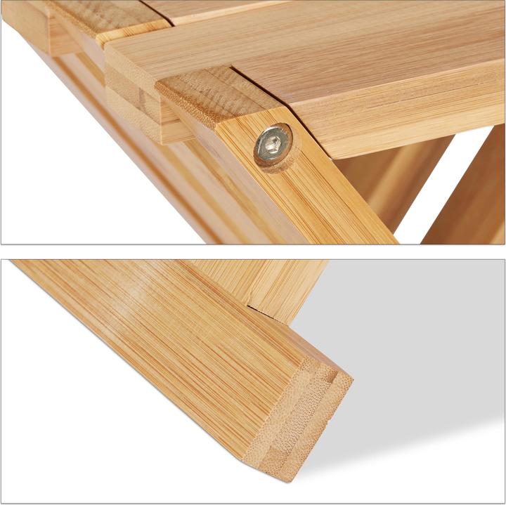 Actual product image Relaxdays Folding stool