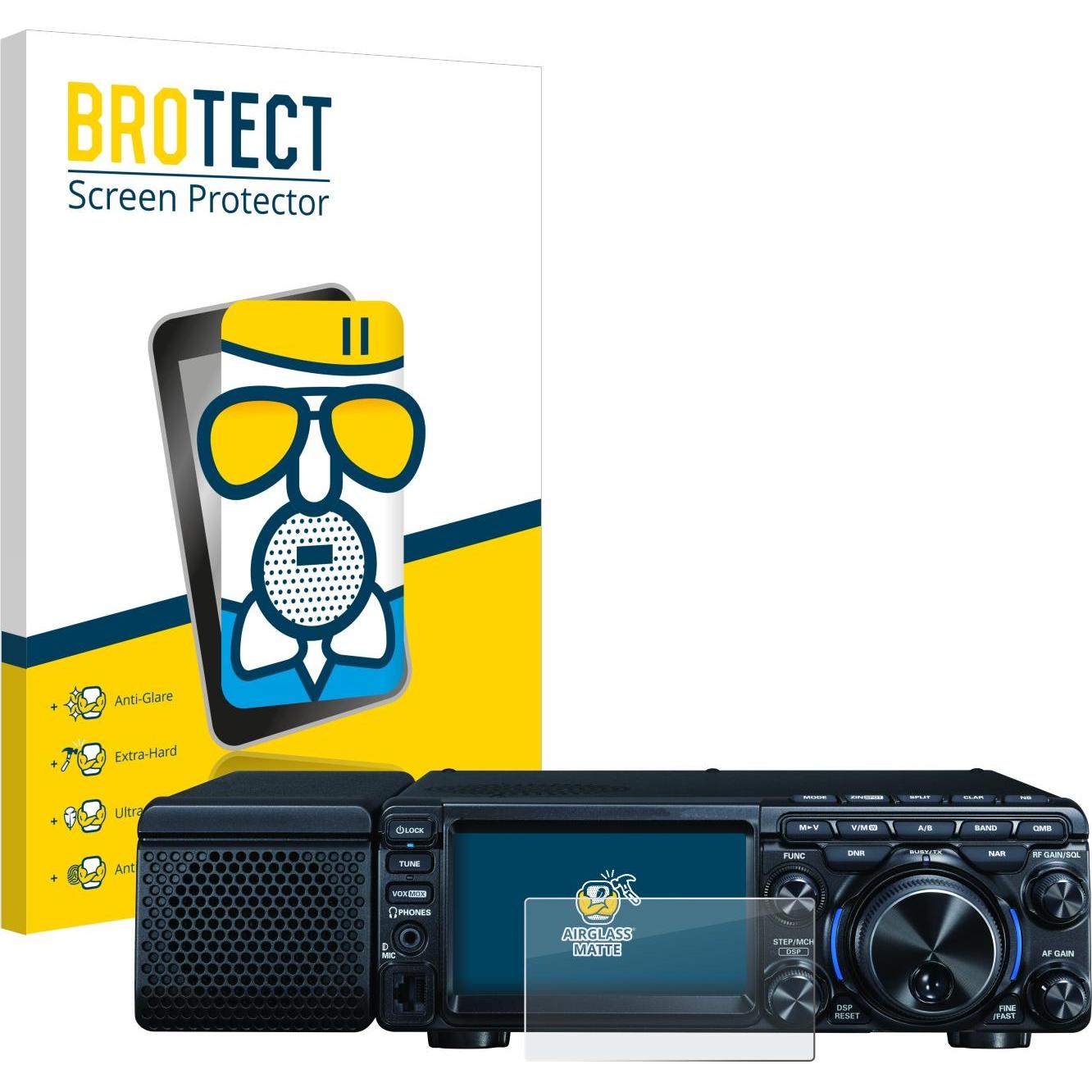 BROTECT AirGlass Panzerglasfolie Matt, Walkie-Talkie Zubehör