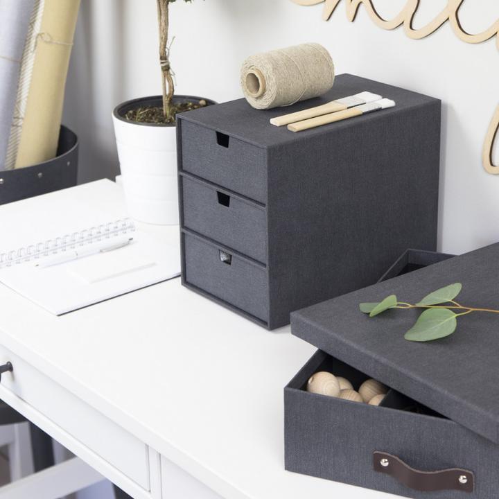 Immagine prodotto Artoz Cassettiera 3 pezzi nera Nordiska