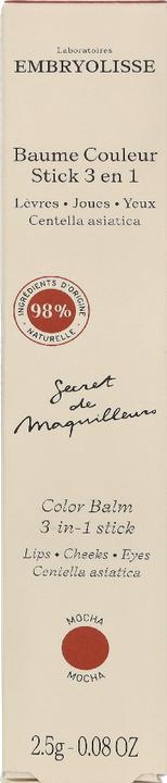 Produktbild Embryolisse - Color Balm 3-In-1 Stick - Mocha - 2.5 g (Lippenbalsam)
