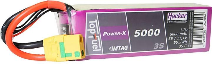 Actual product image Hacker LiPo Pack TF Power-X 5000mAh 3S MTAG (11.10 V, 5000 mAh)