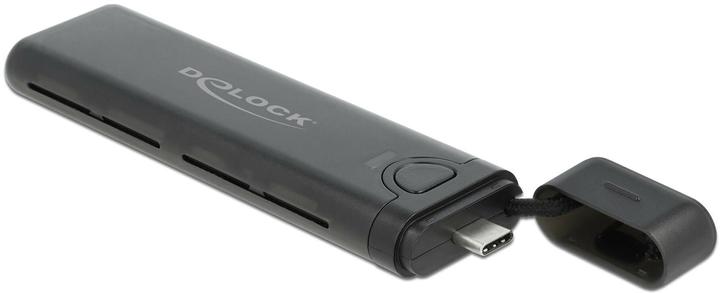 Actual product image Delock External enclosure USB-C, NVME&SATA M.2, bootable, 10Gbps (M.2)