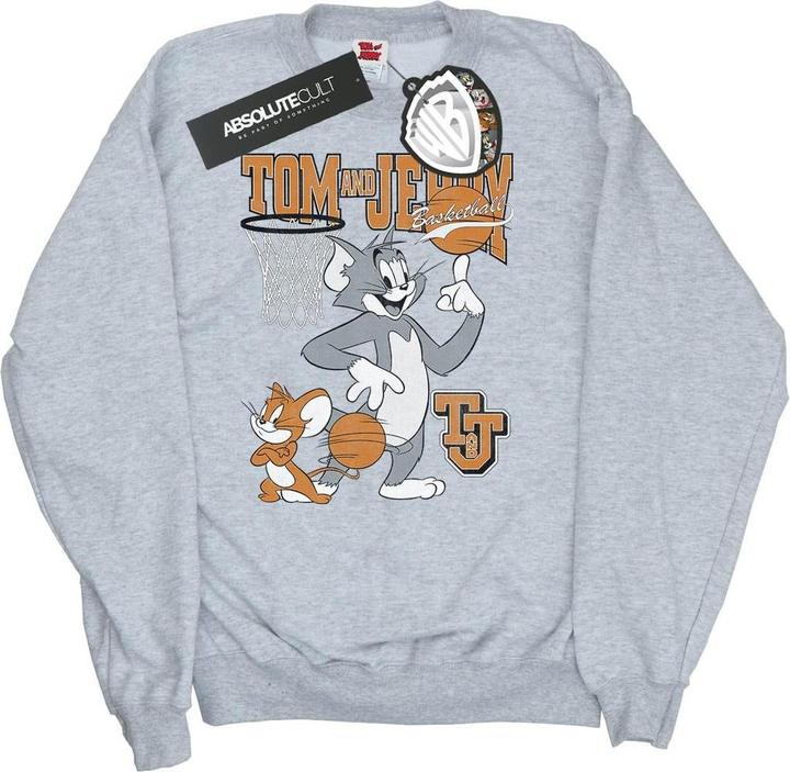 Immagine prodotto Tom & Jerry Spinning Basketball Felpa Ragazze (128)