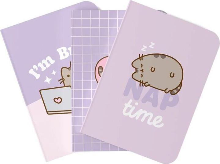Actual product image Pusheen Notizhefte Set A6 Moments 3x64 Seiten (A6, Lined, Soft cover)