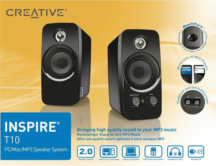 Image du produit Creative Inspirez le T10