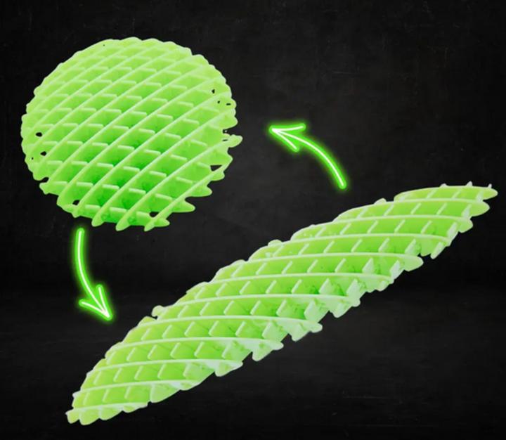 Produktbild Alldoro Fidget Worm Glow in the Dark